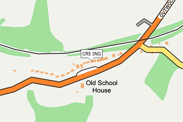 CR5 3NG map - OS OpenMap – Local (Ordnance Survey)