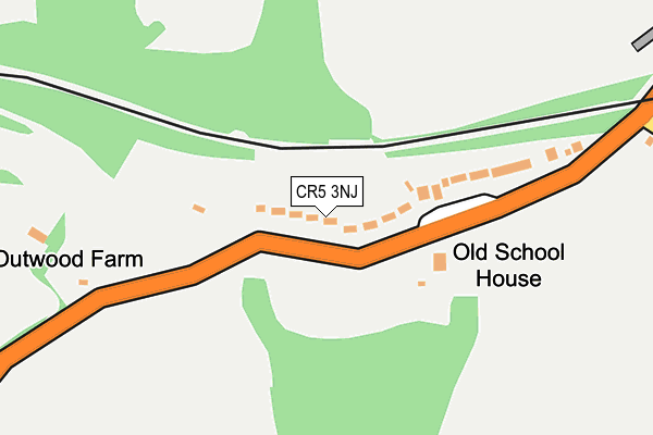 CR5 3NJ map - OS OpenMap – Local (Ordnance Survey)