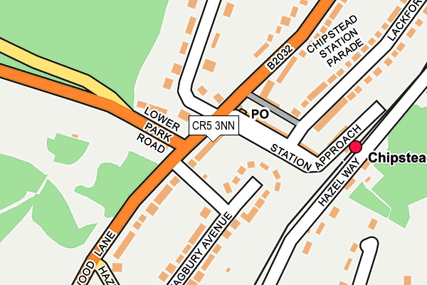 CR5 3NN map - OS OpenMap – Local (Ordnance Survey)