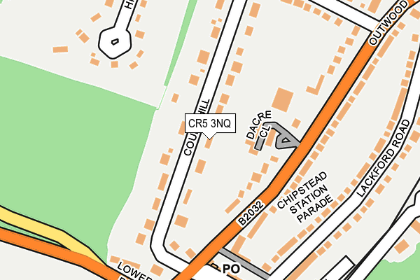 CR5 3NQ map - OS OpenMap – Local (Ordnance Survey)