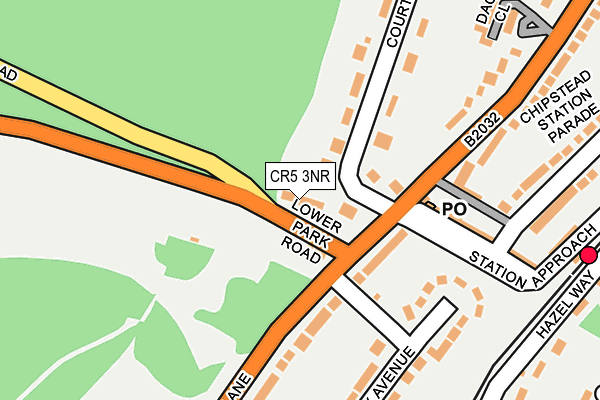 CR5 3NR map - OS OpenMap – Local (Ordnance Survey)