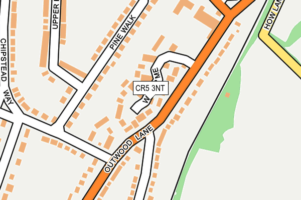 CR5 3NT map - OS OpenMap – Local (Ordnance Survey)