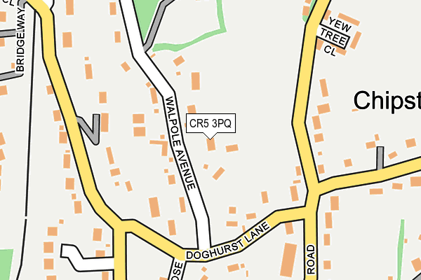CR5 3PQ map - OS OpenMap – Local (Ordnance Survey)