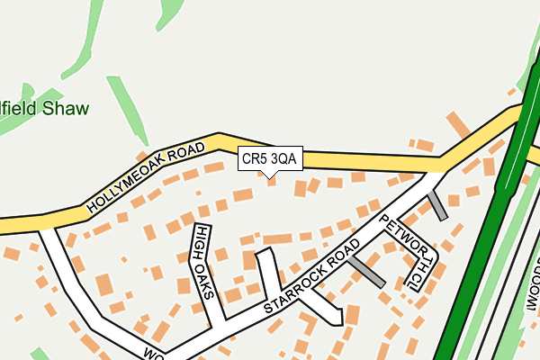 CR5 3QA map - OS OpenMap – Local (Ordnance Survey)