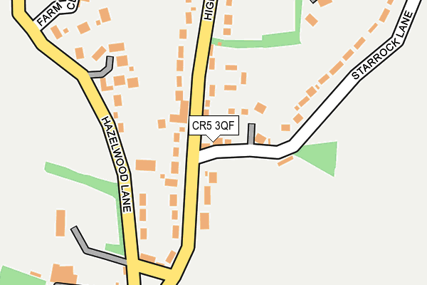 CR5 3QF map - OS OpenMap – Local (Ordnance Survey)