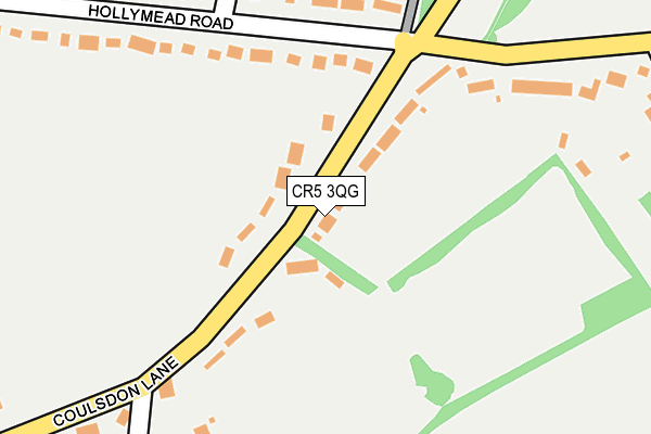 CR5 3QG map - OS OpenMap – Local (Ordnance Survey)