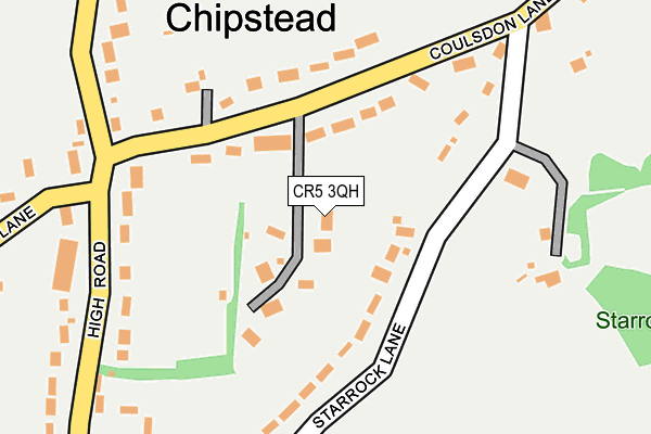 CR5 3QH map - OS OpenMap – Local (Ordnance Survey)