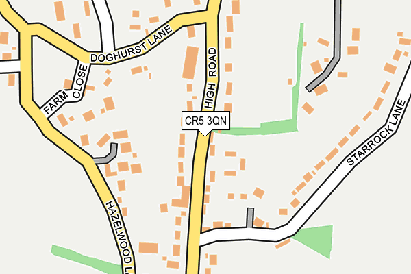 CR5 3QN map - OS OpenMap – Local (Ordnance Survey)