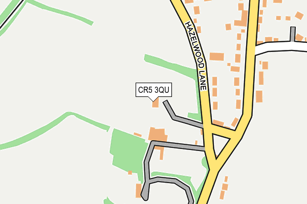 CR5 3QU map - OS OpenMap – Local (Ordnance Survey)