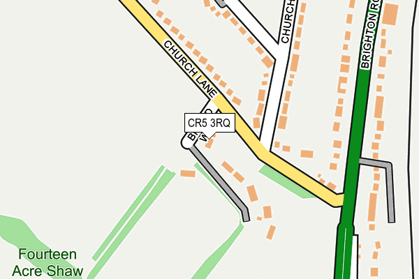 CR5 3RQ map - OS OpenMap – Local (Ordnance Survey)