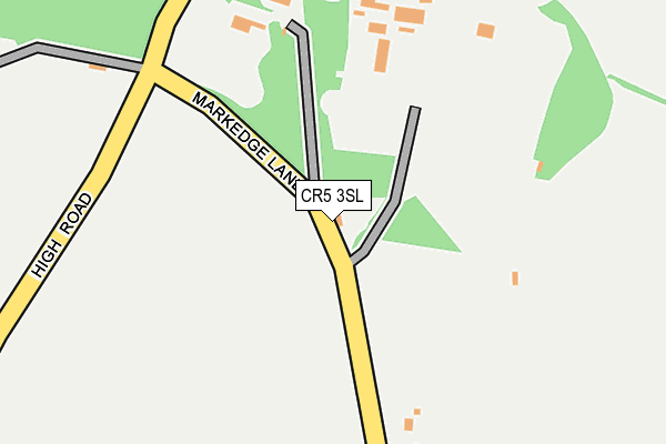 CR5 3SL map - OS OpenMap – Local (Ordnance Survey)