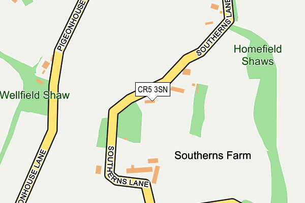 CR5 3SN map - OS OpenMap – Local (Ordnance Survey)