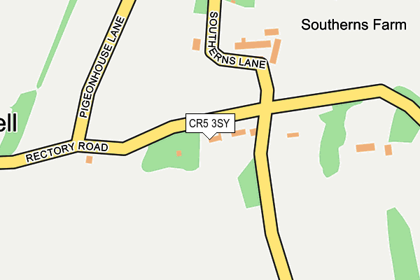 CR5 3SY map - OS OpenMap – Local (Ordnance Survey)