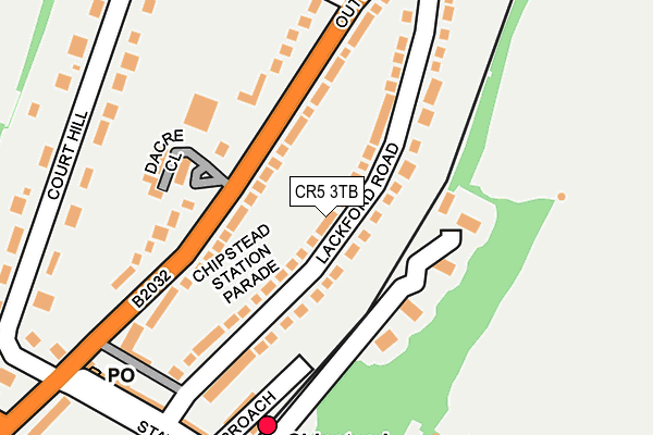 CR5 3TB map - OS OpenMap – Local (Ordnance Survey)