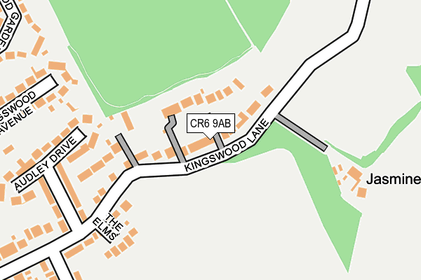 Map of ALDO CLEANING LTD at local scale