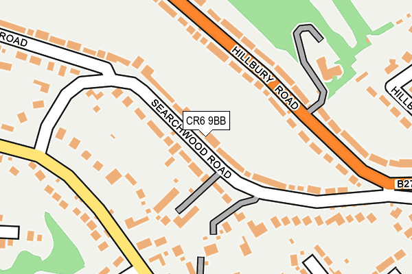 CR6 9BB map - OS OpenMap – Local (Ordnance Survey)