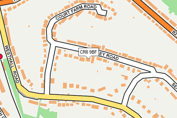 CR6 9BF map - OS OpenMap – Local (Ordnance Survey)