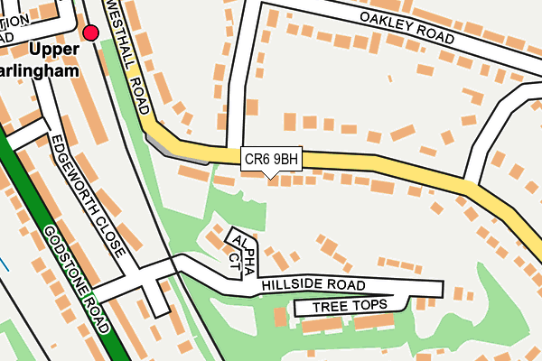 CR6 9BH map - OS OpenMap – Local (Ordnance Survey)