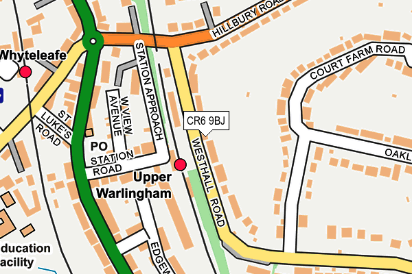 CR6 9BJ map - OS OpenMap – Local (Ordnance Survey)