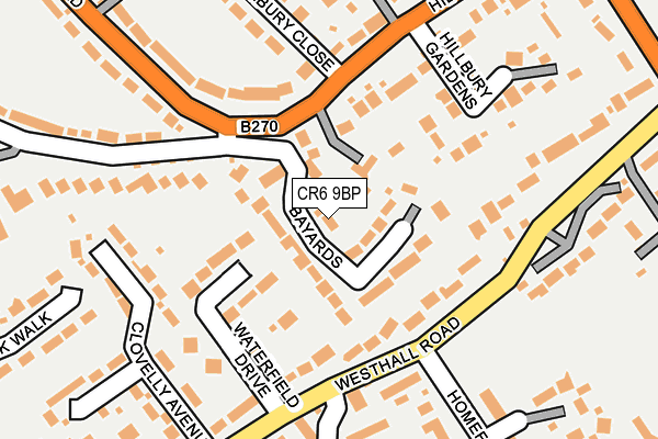 CR6 9BP map - OS OpenMap – Local (Ordnance Survey)