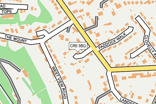 CR6 9BQ map - OS OpenMap – Local (Ordnance Survey)