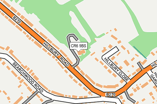 CR6 9BS map - OS OpenMap – Local (Ordnance Survey)