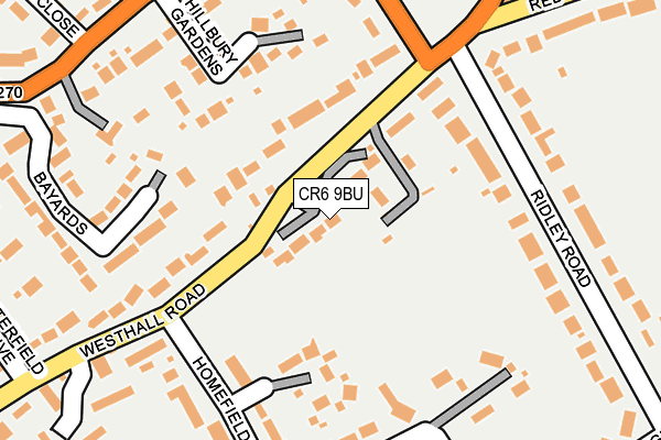 CR6 9BU map - OS OpenMap – Local (Ordnance Survey)