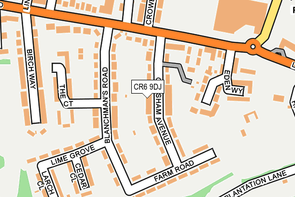 CR6 9DJ map - OS OpenMap – Local (Ordnance Survey)