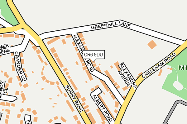 CR6 9DU map - OS OpenMap – Local (Ordnance Survey)