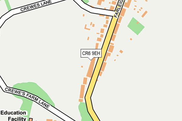 CR6 9EH map - OS OpenMap – Local (Ordnance Survey)