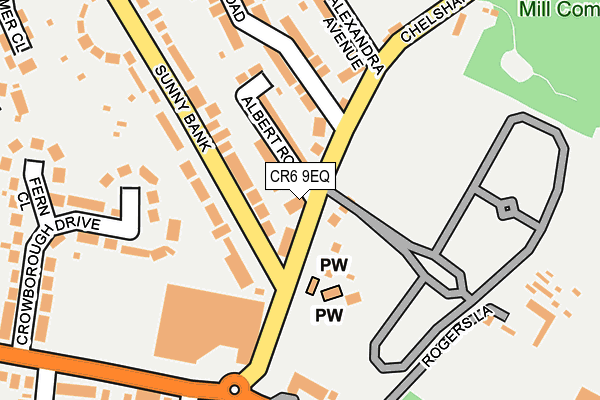 CR6 9EQ map - OS OpenMap – Local (Ordnance Survey)
