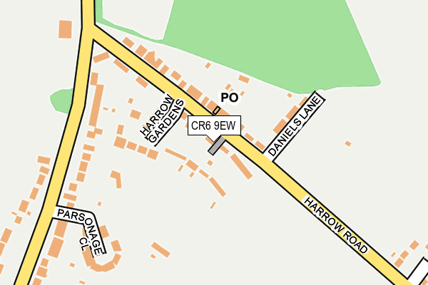 CR6 9EW map - OS OpenMap – Local (Ordnance Survey)