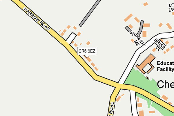 CR6 9EZ map - OS OpenMap – Local (Ordnance Survey)