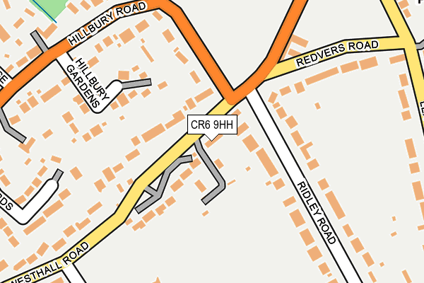 CR6 9HH map - OS OpenMap – Local (Ordnance Survey)