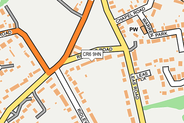 CR6 9HN map - OS OpenMap – Local (Ordnance Survey)