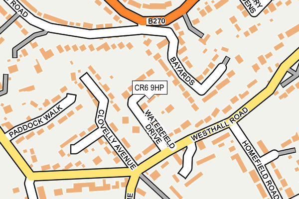 CR6 9HP map - OS OpenMap – Local (Ordnance Survey)