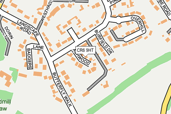 CR6 9HT map - OS OpenMap – Local (Ordnance Survey)