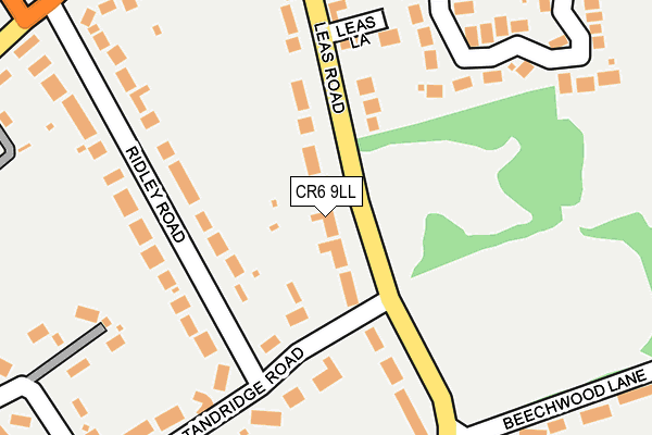 CR6 9LL map - OS OpenMap – Local (Ordnance Survey)