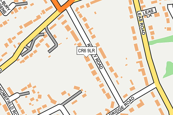 CR6 9LR map - OS OpenMap – Local (Ordnance Survey)