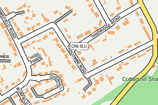 CR6 9LU map - OS OpenMap – Local (Ordnance Survey)
