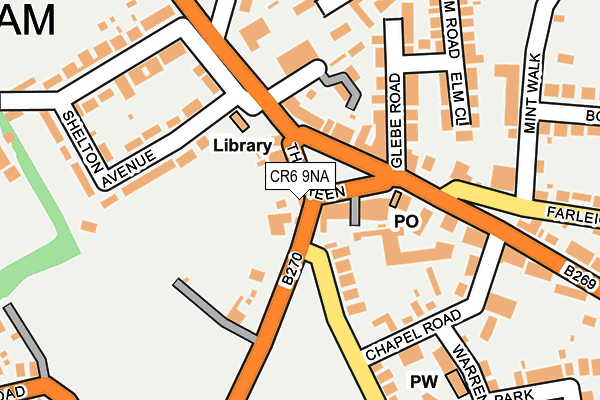 CR6 9NA map - OS OpenMap – Local (Ordnance Survey)
