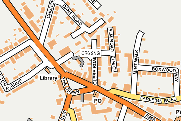CR6 9NG map - OS OpenMap – Local (Ordnance Survey)