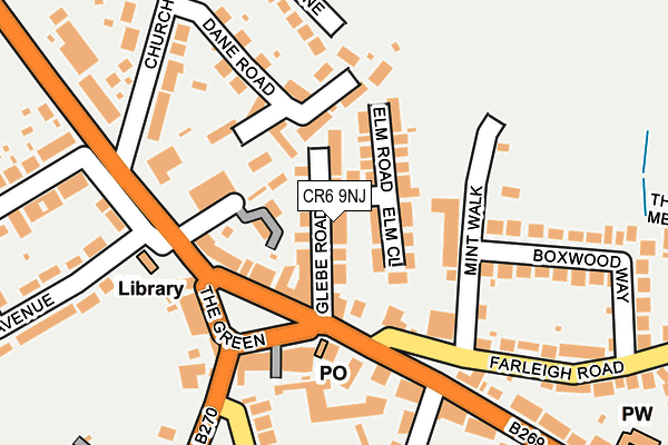 CR6 9NJ map - OS OpenMap – Local (Ordnance Survey)