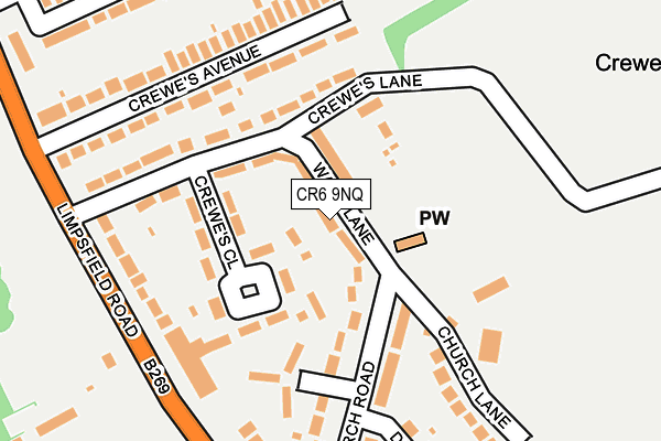 CR6 9NQ map - OS OpenMap – Local (Ordnance Survey)