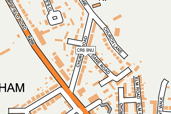 CR6 9NU map - OS OpenMap – Local (Ordnance Survey)