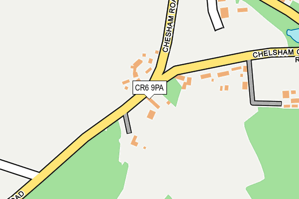 CR6 9PA map - OS OpenMap – Local (Ordnance Survey)