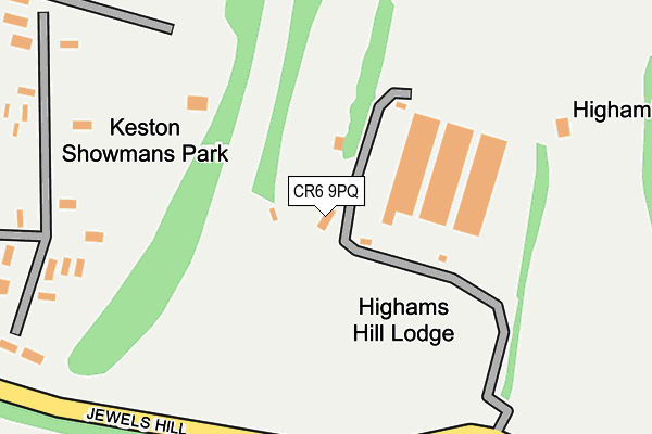 CR6 9PQ map - OS OpenMap – Local (Ordnance Survey)