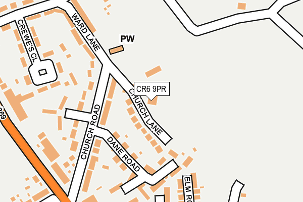 CR6 9PR map - OS OpenMap – Local (Ordnance Survey)