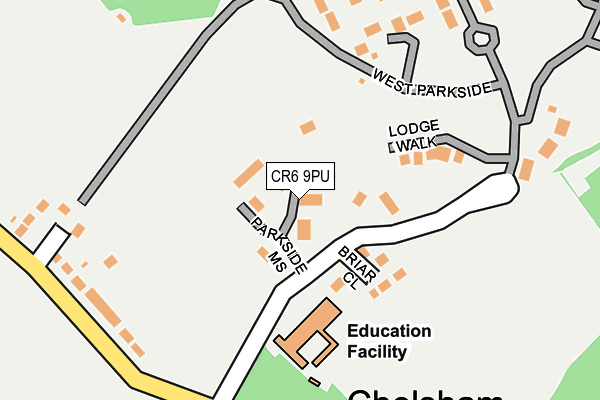CR6 9PU map - OS OpenMap – Local (Ordnance Survey)