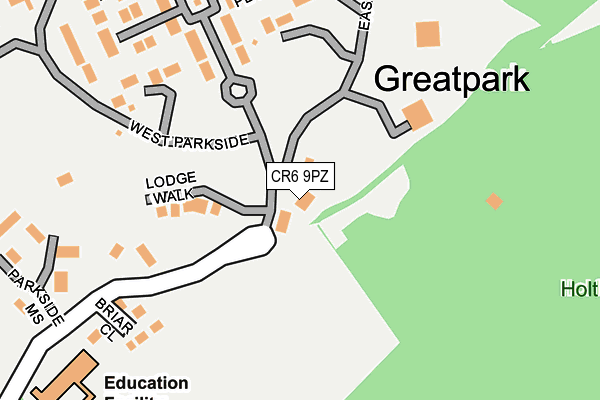 CR6 9PZ map - OS OpenMap – Local (Ordnance Survey)